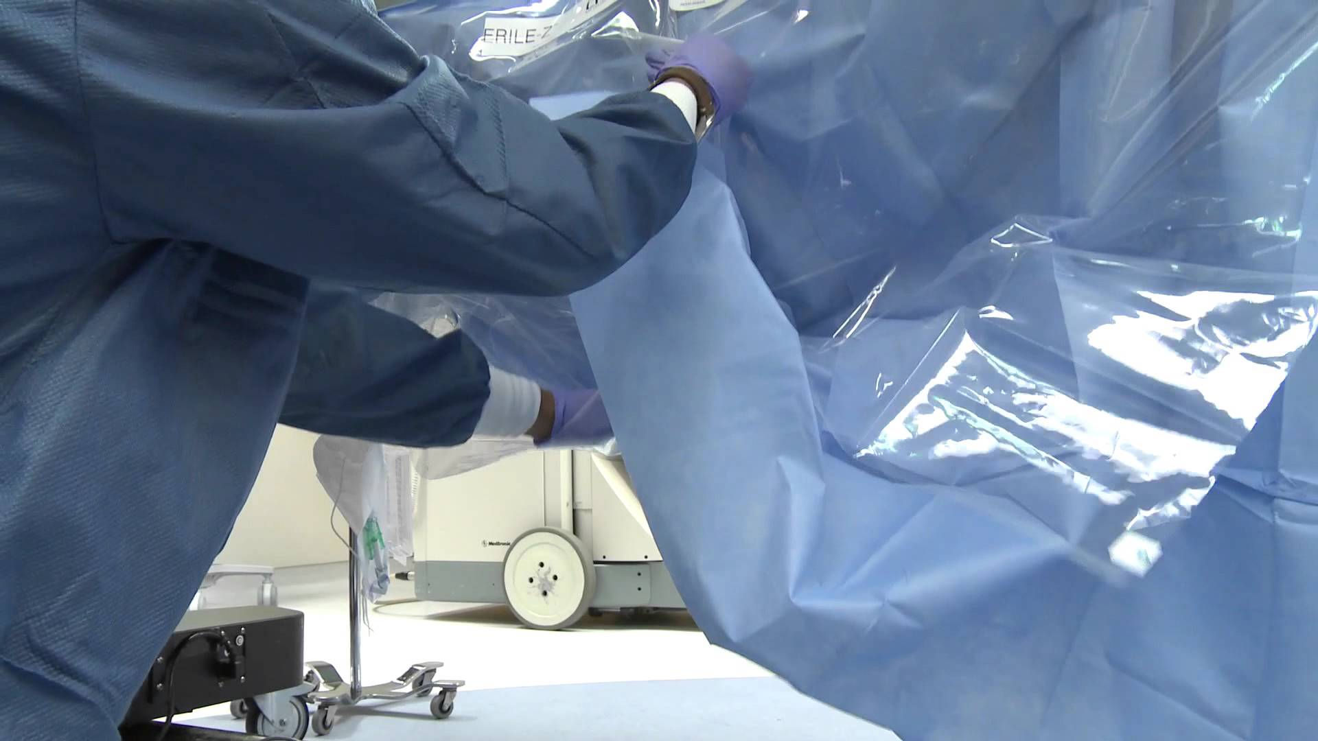Sterile-Z Patient Drape for 3-D Radiographic Spine Surgery